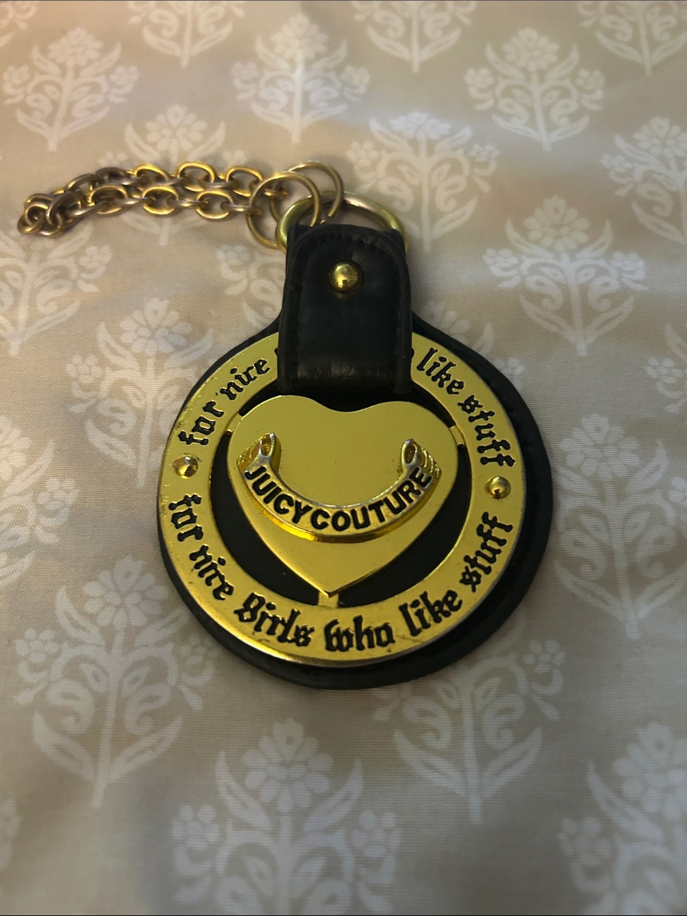 Juicy Couture Vintage Y2K bag charm